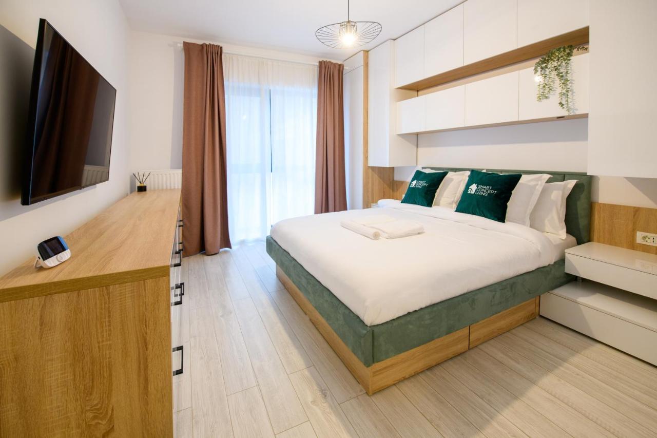 Smart Concept Living Plaza Daire Bükreş Dış mekan fotoğraf